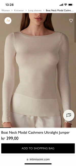 Intimissimi  - Lägger upp igen pga oseriös köpare. Den är i färgen vanilla och är i bra skick använd fåtal gånger! Köparen står för frakten 😊