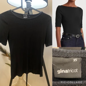 Svart topp - Svart topp elbow sleeve