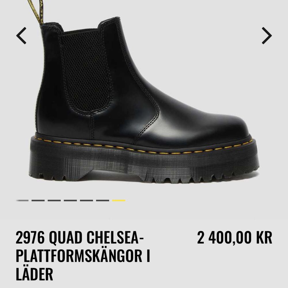 Hejj! Säljer mina asnygga och coola Dr. Martens! Köpte de för ett år sedan man har använt de bara ca 4 gånger, vilket är väldigt tråkigt då de är väldigt bra skor och dyra!Så hoppas någon annan kan få anvöndning för dem!Pris diskuteras!❤️har egna biler. Skor.