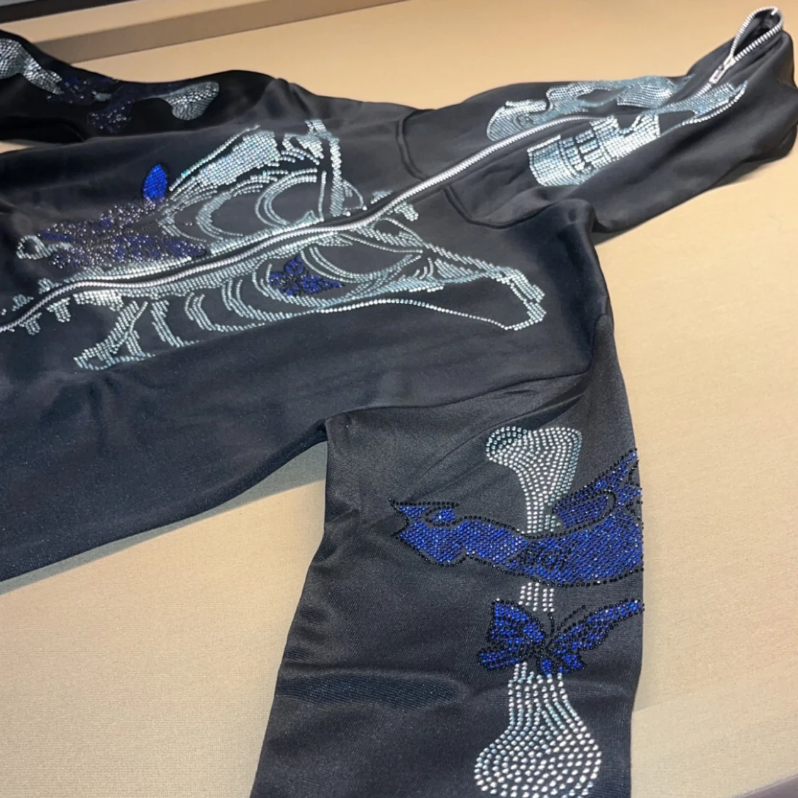 Rhinestone hoodie  - 90