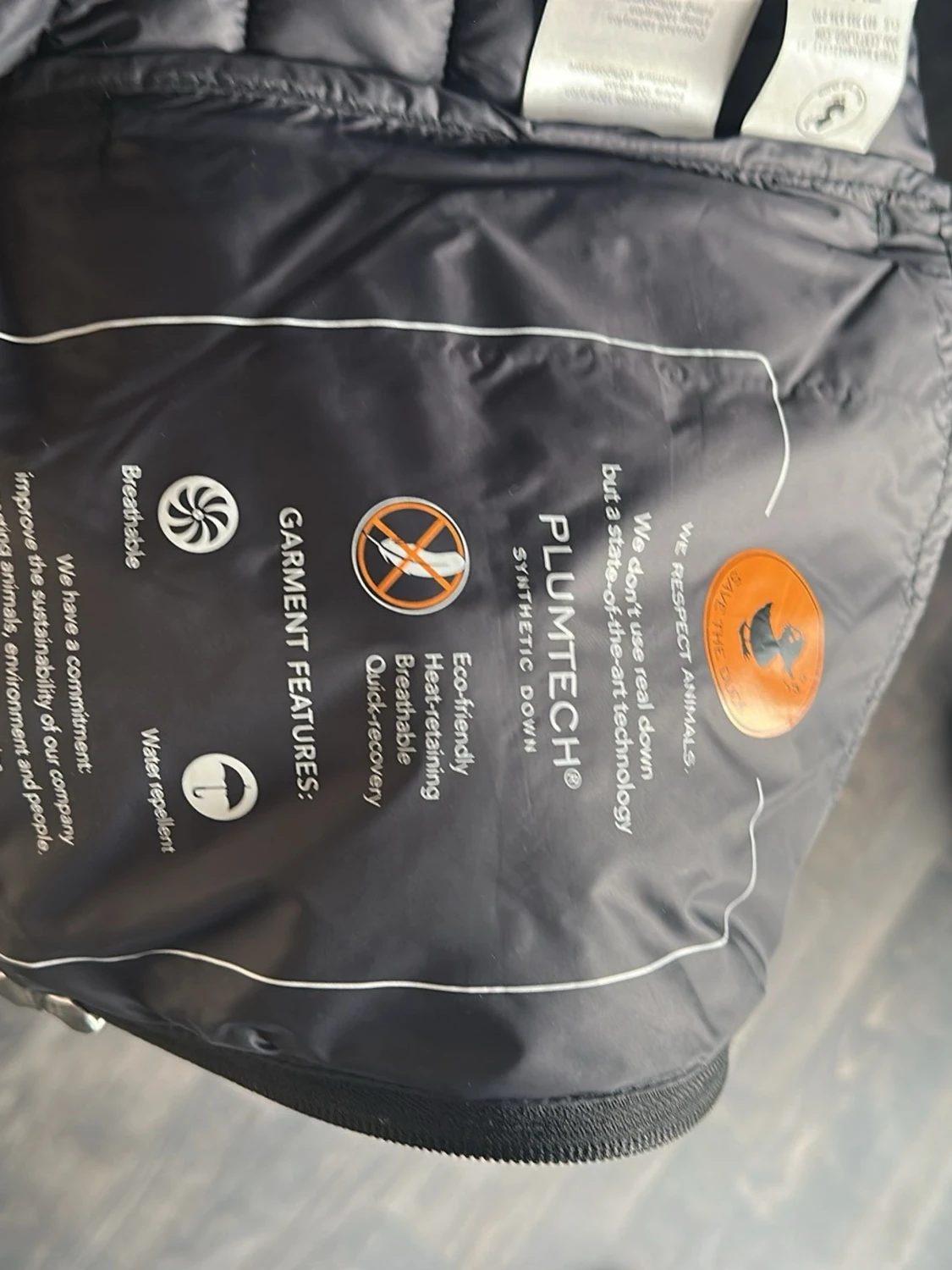 Svart lättviktsdunjacka från Save The Duck - 4