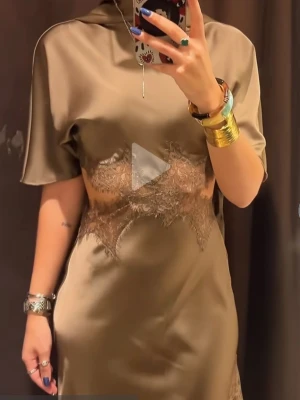 Zara klänning kort  - Superfina Zara klänning som är slutsåld! Storlek S lappen kvar endast prövad. 