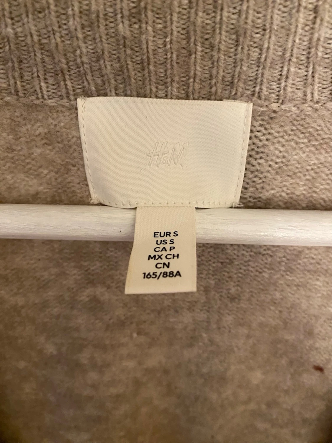 Beige oversized kofta från H&M - 1