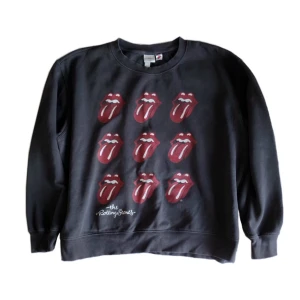 Rolling Stones tröja/ sweatshirt, rock/ 60tal/ 70tal/ 60s/ 70s - Mörkgrå Rolling Stones sweatshirt!
