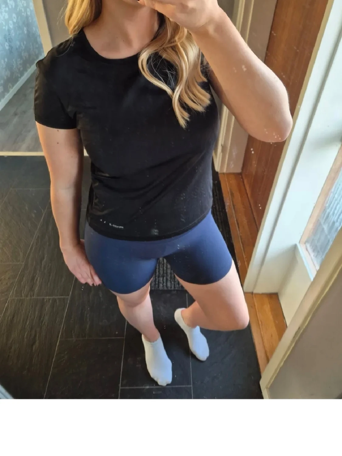 Svart träningst-shirt 