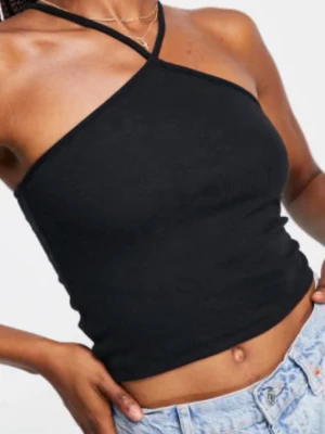 Svart zara topp - En svart zara topp i storlek M💞