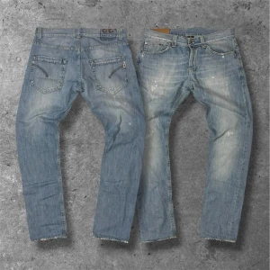 DonDup George jeans - Säljer dessa ljusblå jeansen från Dondup | W33, osäker på längd men tror L32 | modell: George | skick: 9/10, använda ett fåtal gånger | Skriv vid frågor, pris kan diskuteras vid snabb affär 🤝