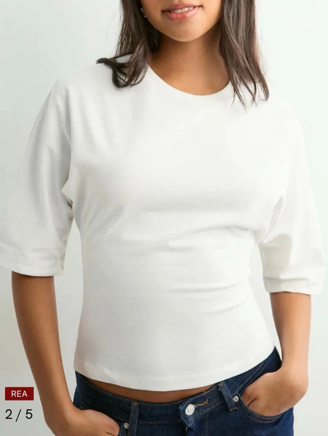 T-shirt med öppen rygg - 1
