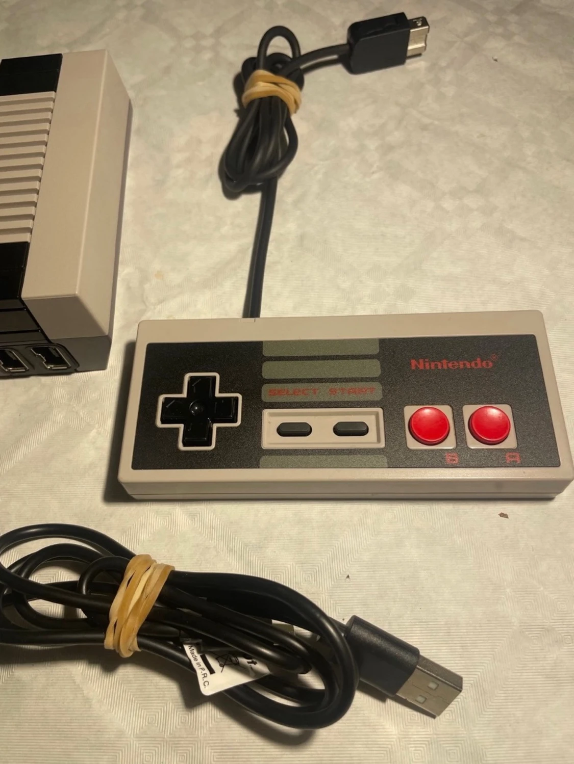 Nintendo NES 8-bit spelkonsol med klassiska spel inbyggda | original  - 4