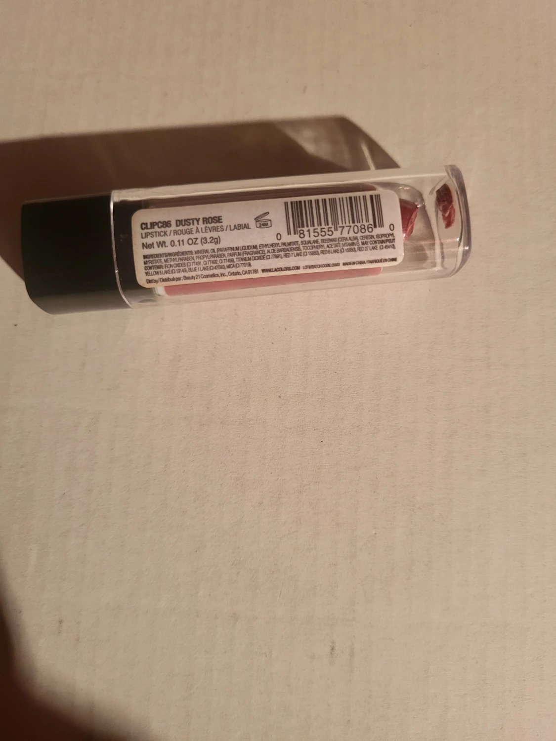 Vintage L.A. Colors lipstick dusty rose - 1