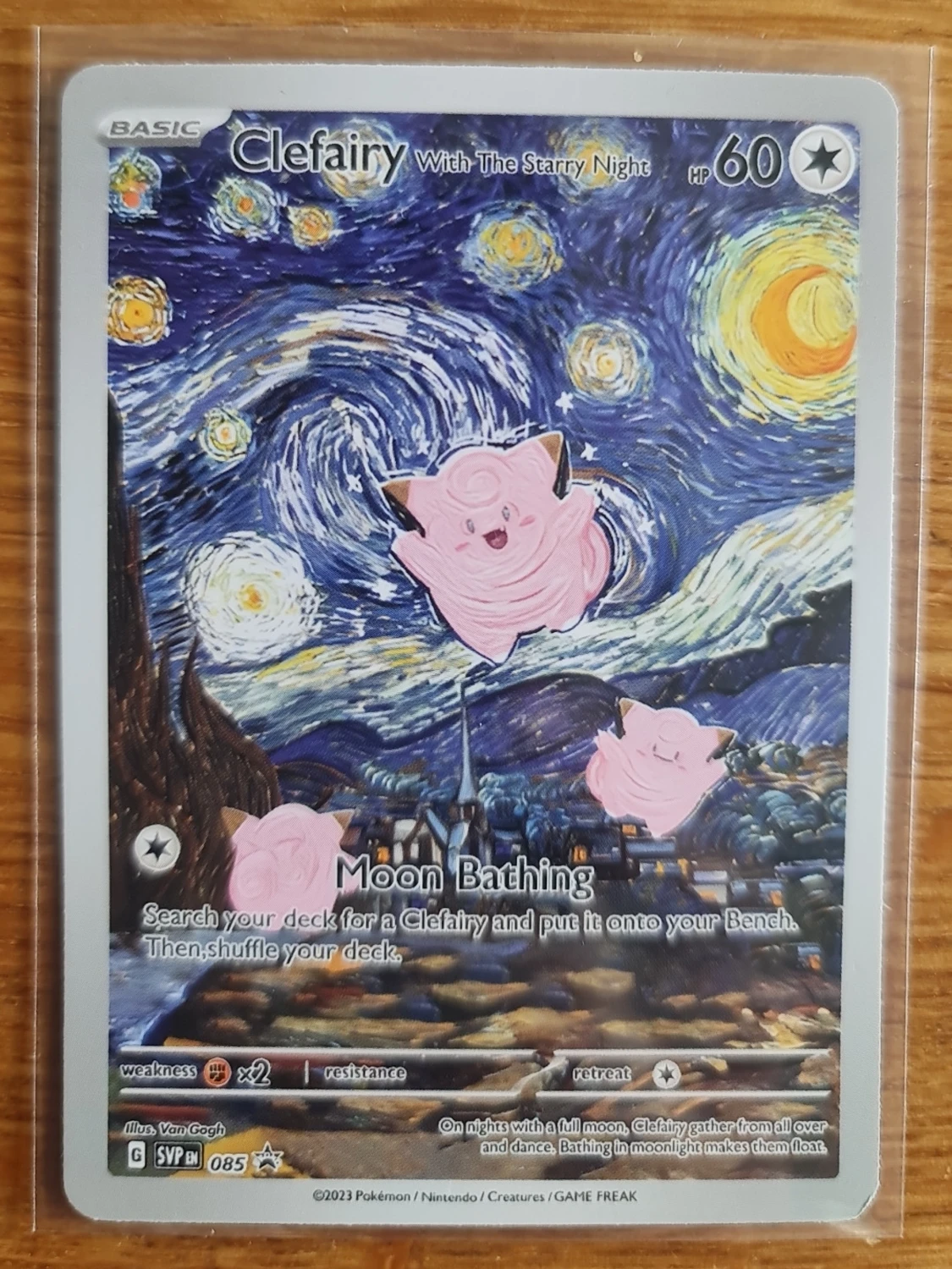 Pokémonkort Clefairy Van Gogh