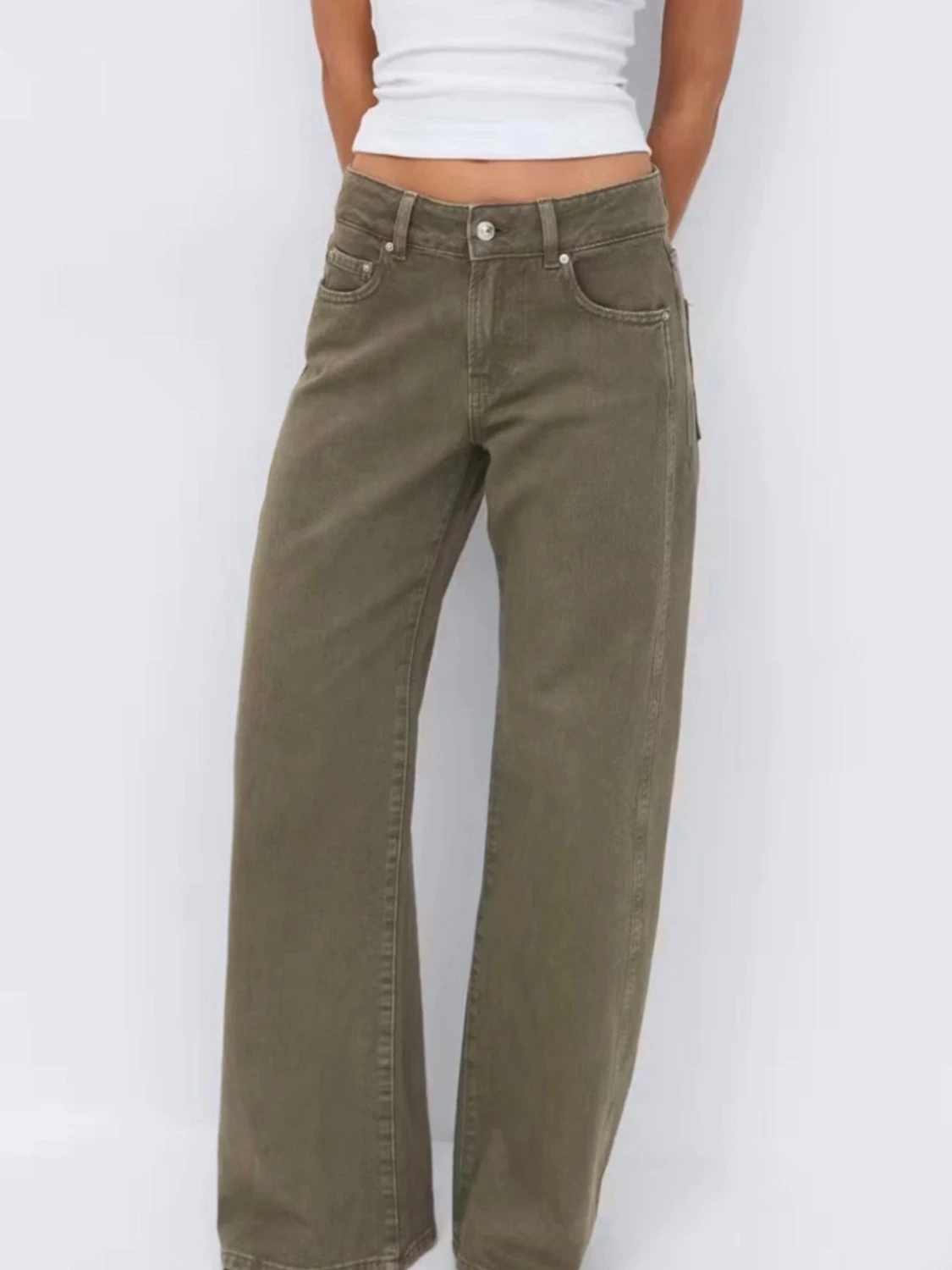Gröna jeans