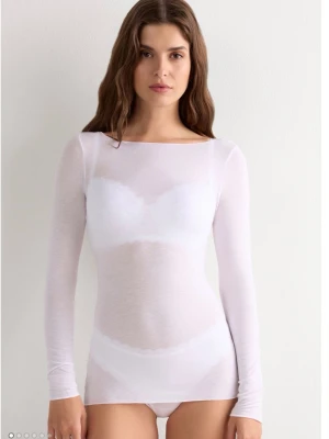 Vit Intimissimi tröja  - Vit modalkashmir tröja från Intimissimi, stolek S. 