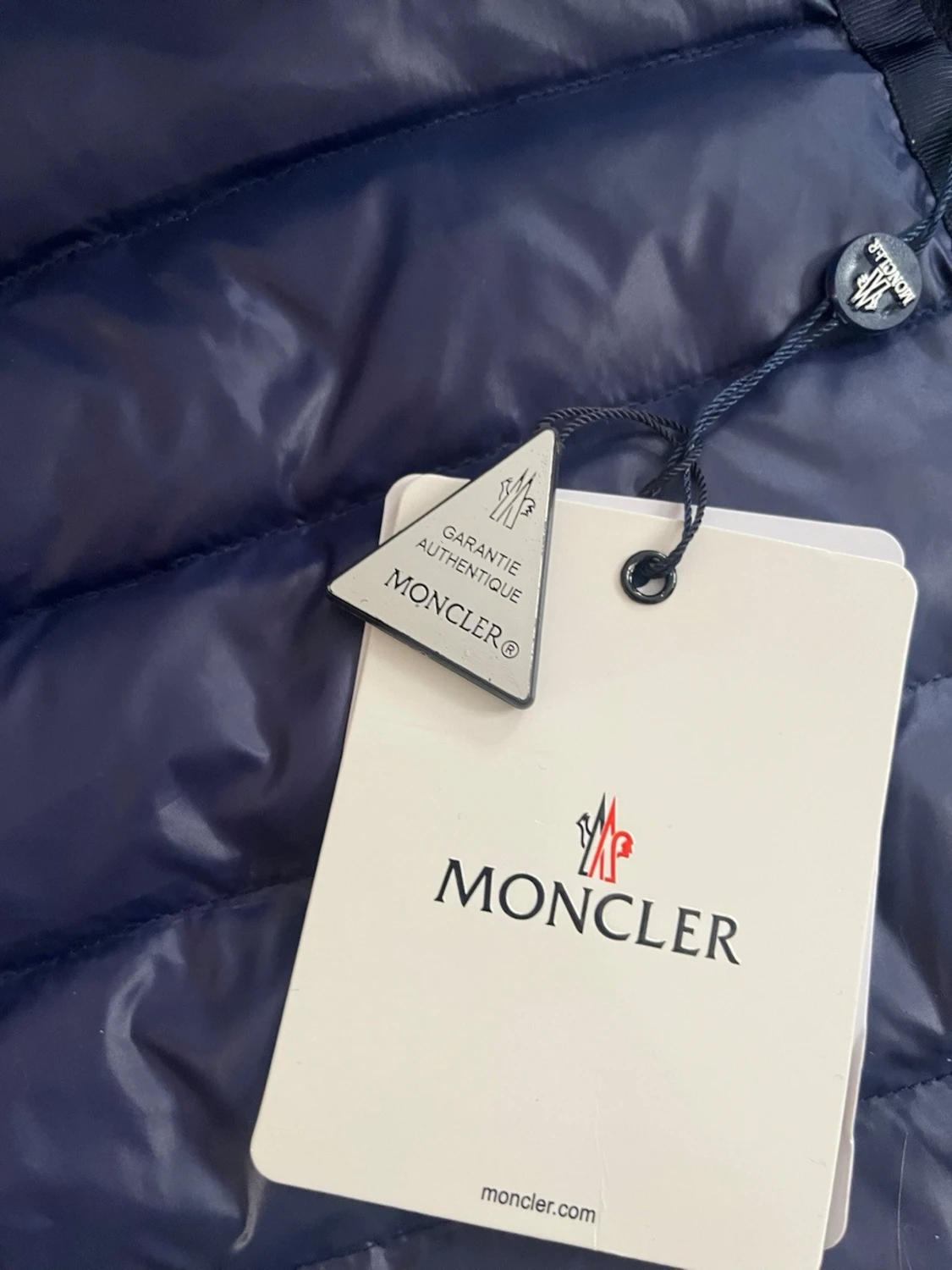 Mörkblå cardiganjacka från Moncler - 3
