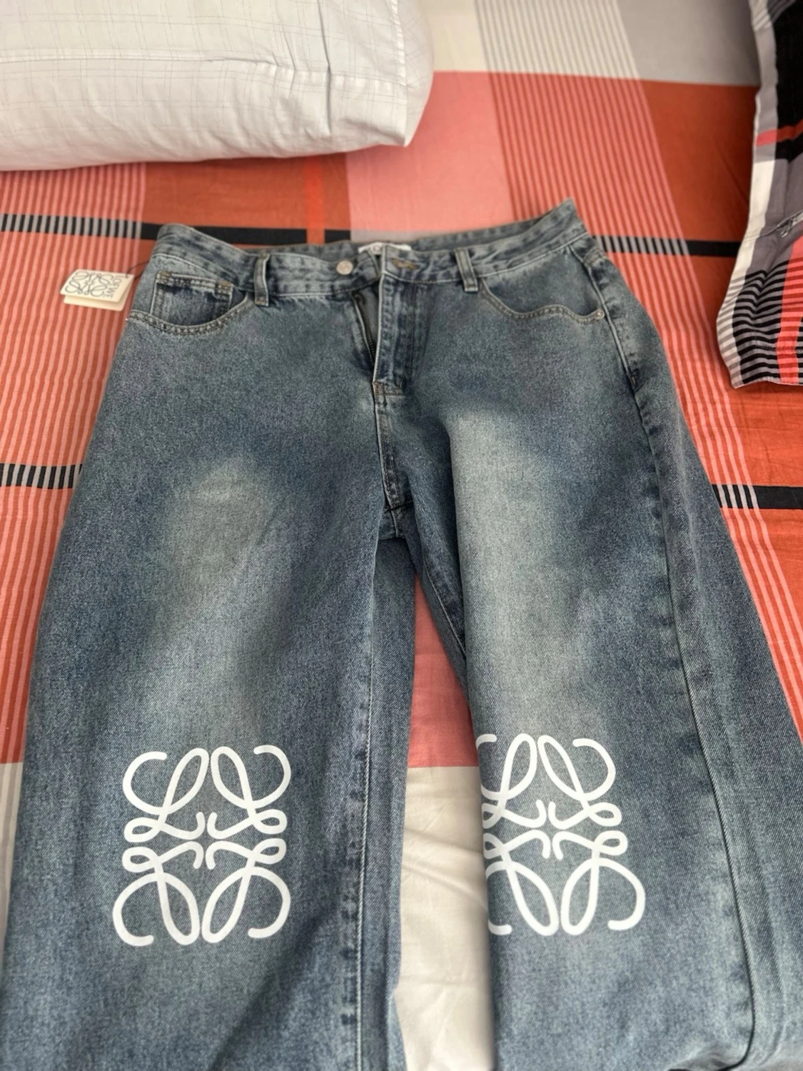 Blå baggy jeans från Loewe