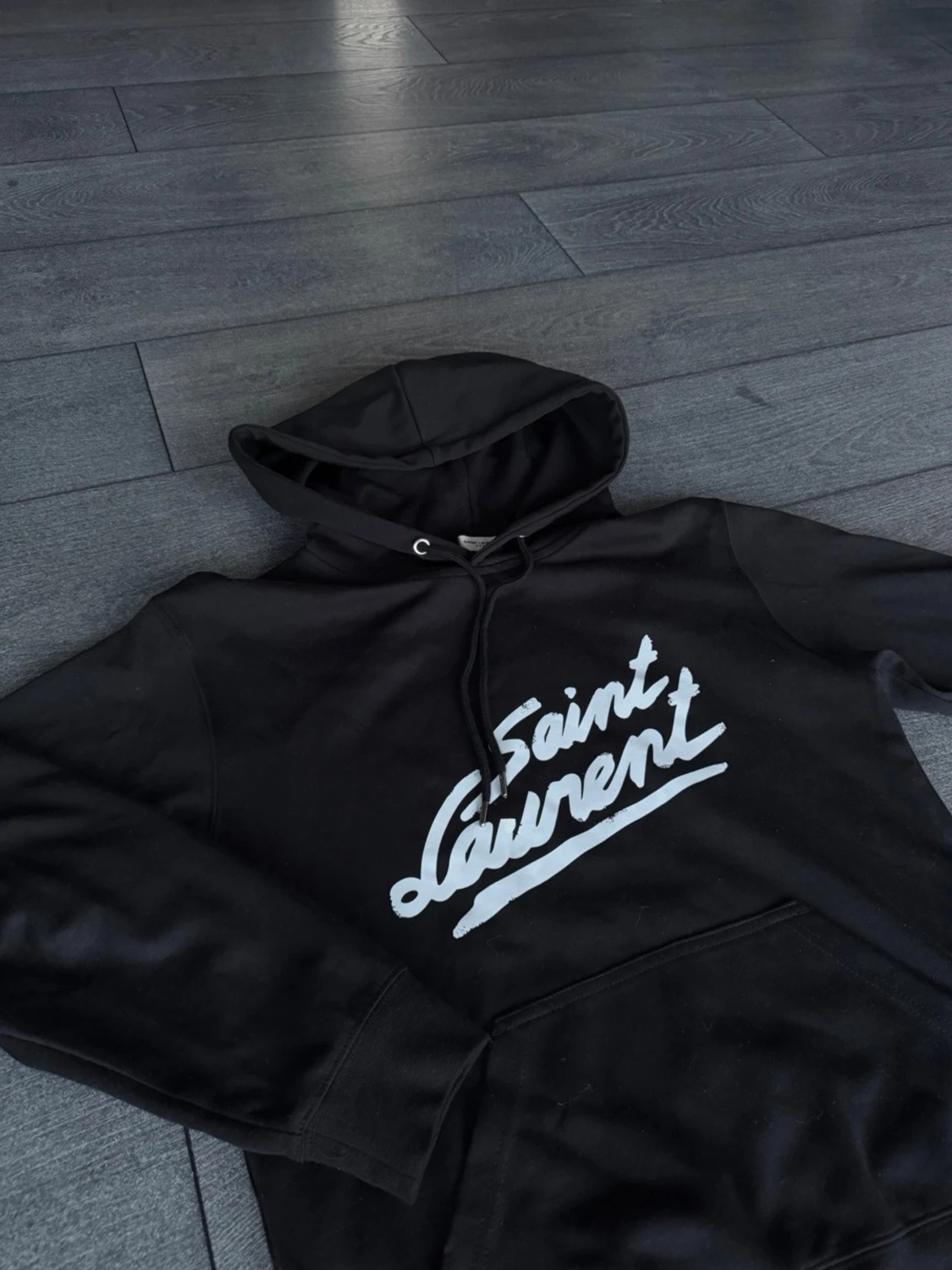 Svart Saint Laurent hoodie - 1