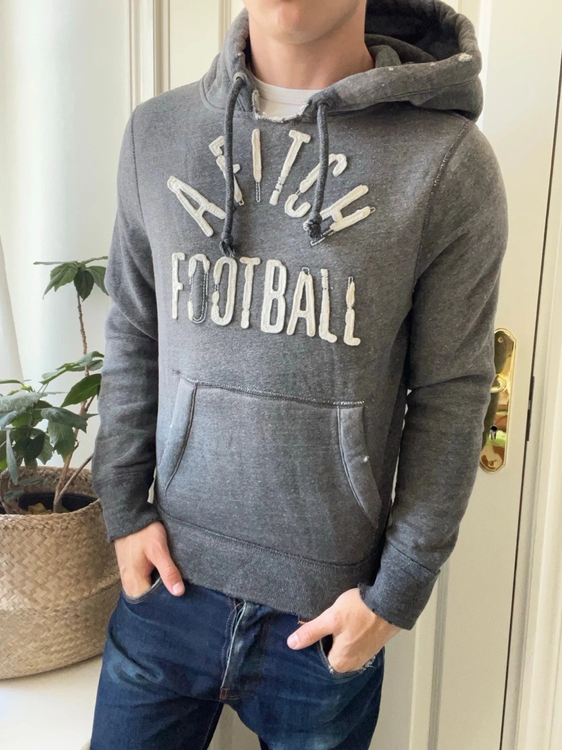 Abercrombie and fitch fotball hoodie 