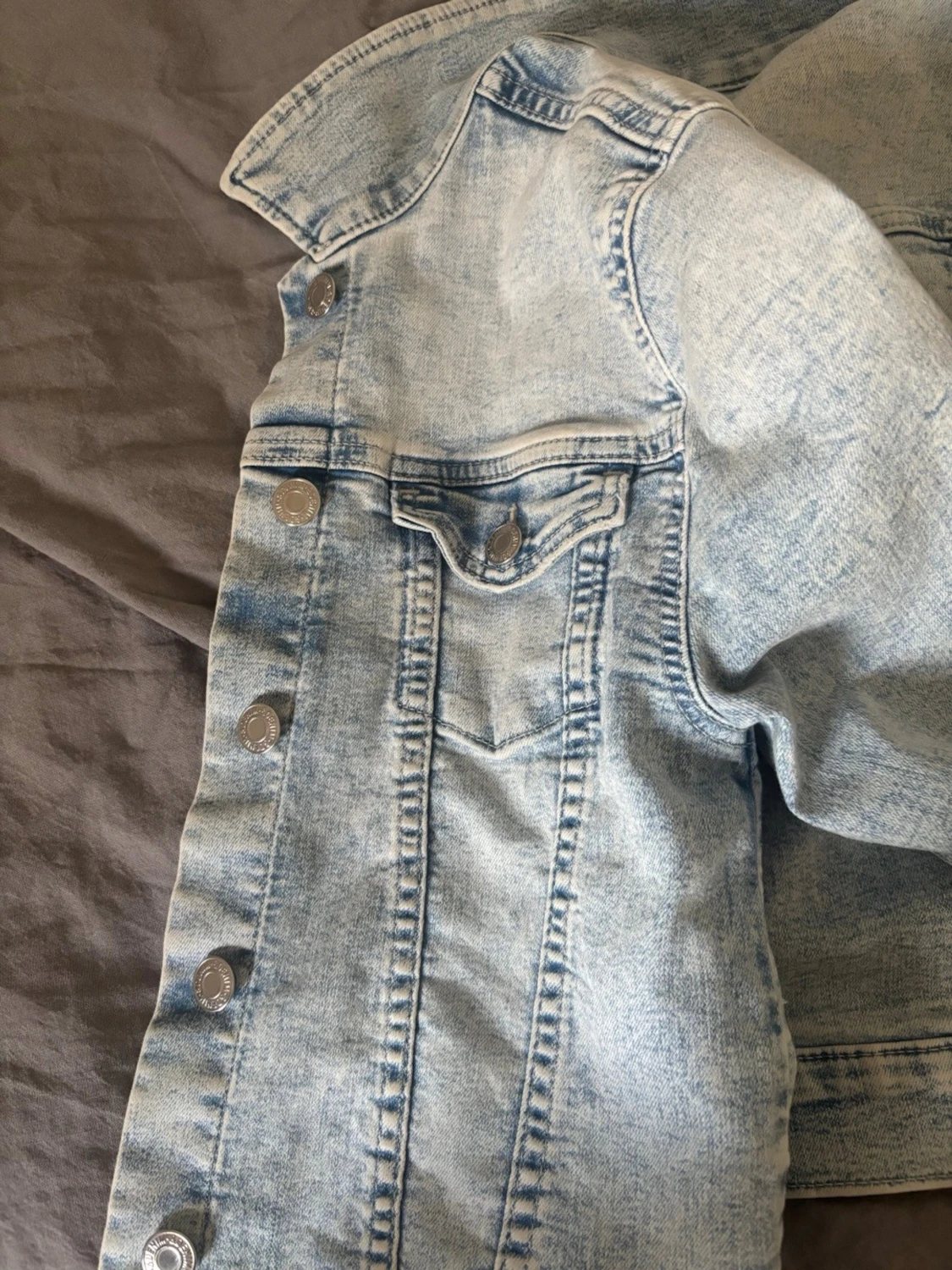 Ljusblå jeansjacka från H&M - 3