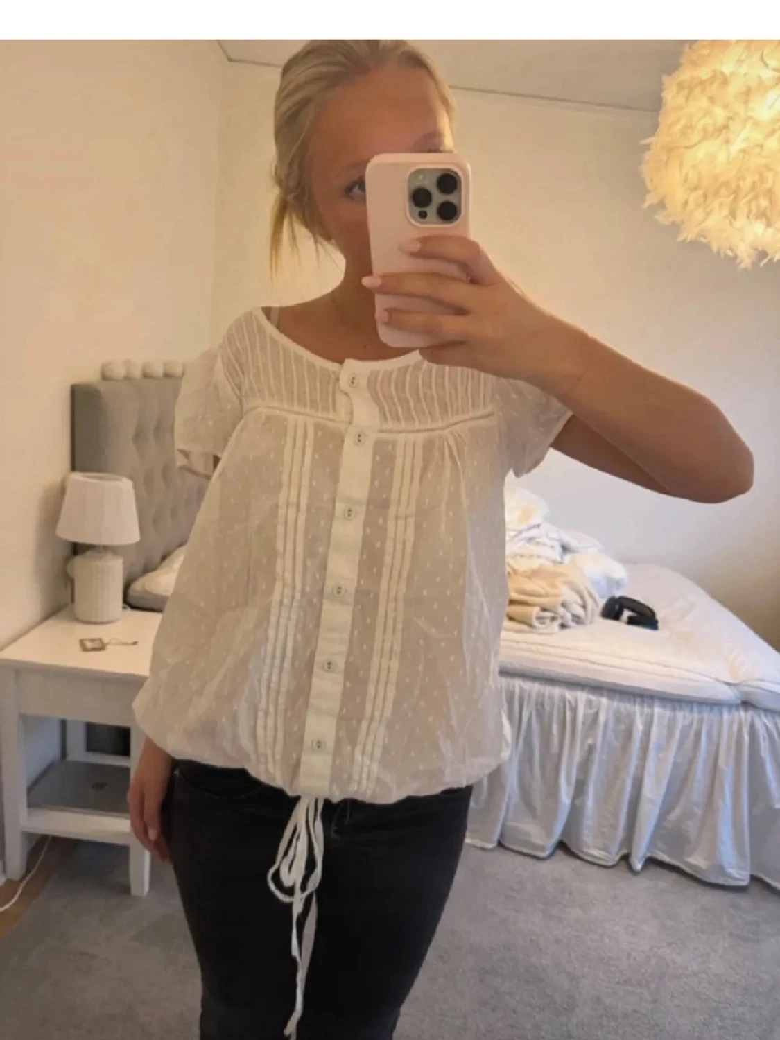 Vit blus 