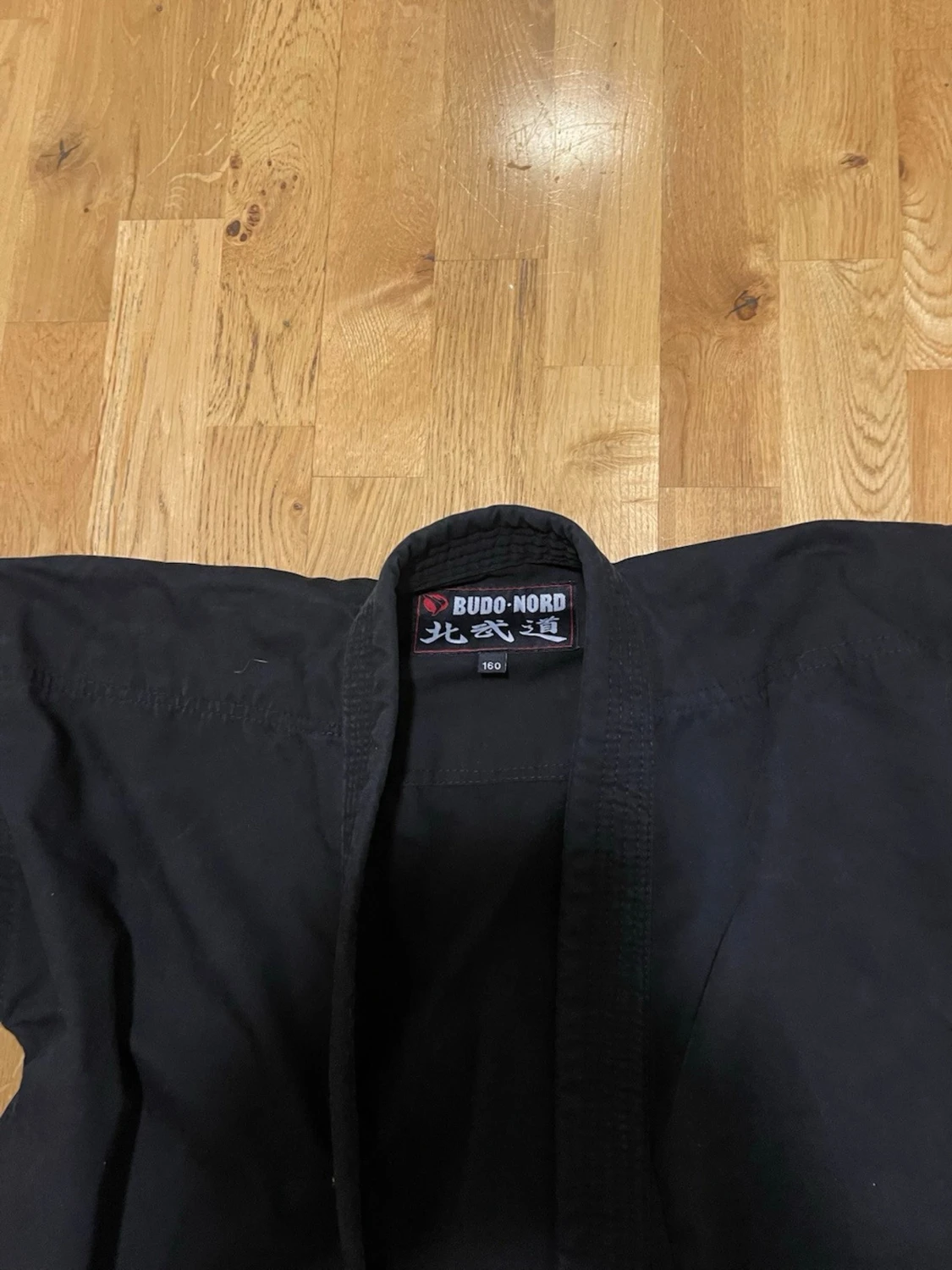 Svart kampsportsjacka Budo-Nord stl 160 cm - 2