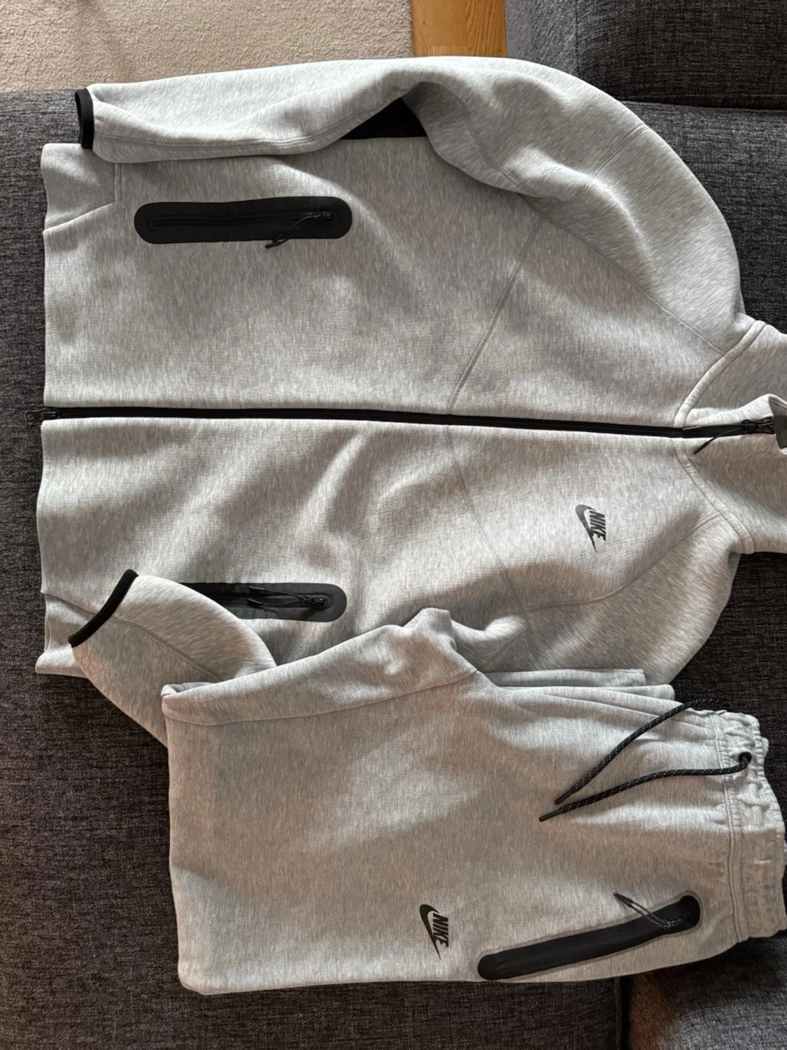 Grå Nike Tech Fleece tracksuit - 4
