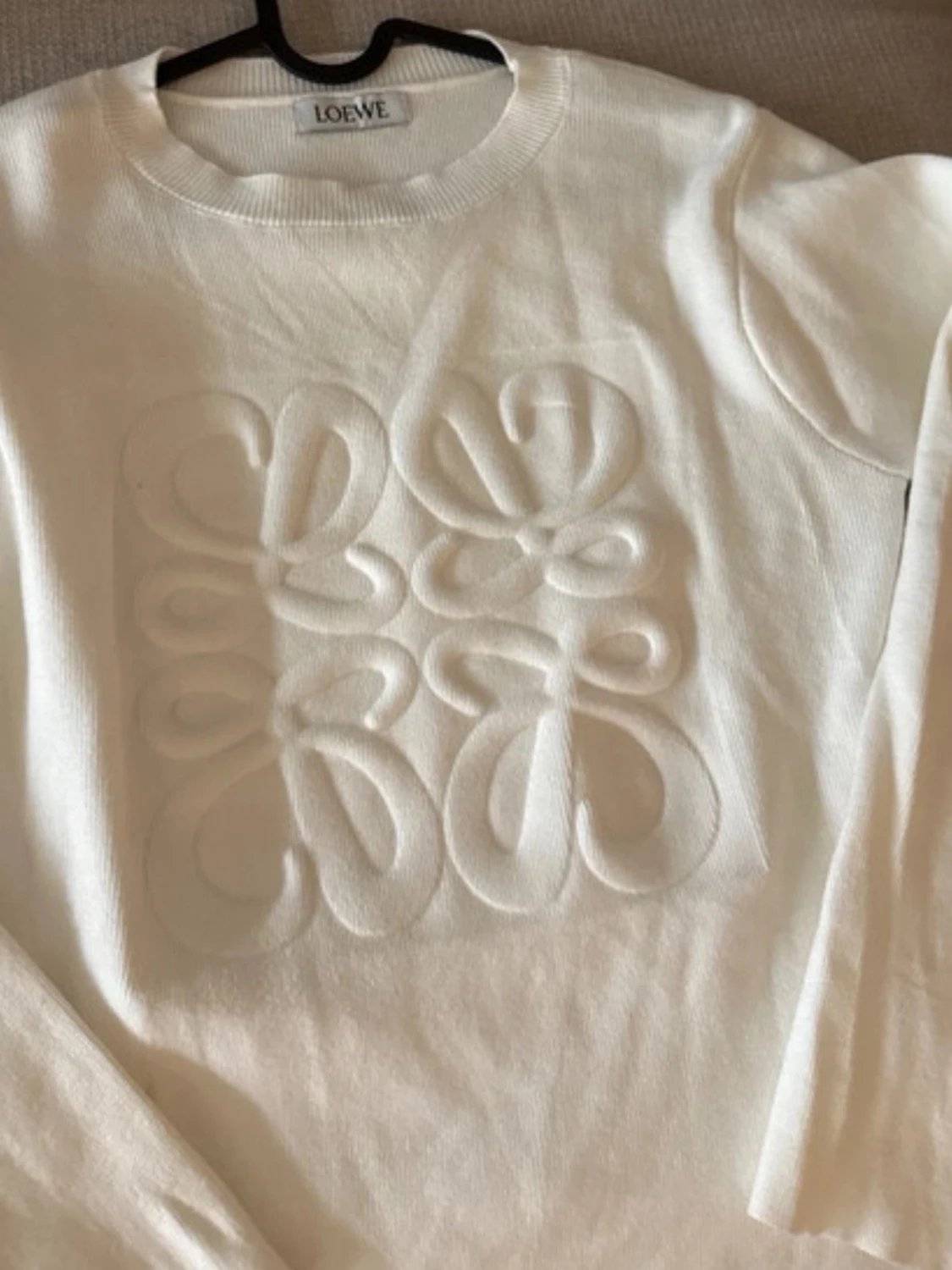 Vit stickad tröja från Loewe - 3