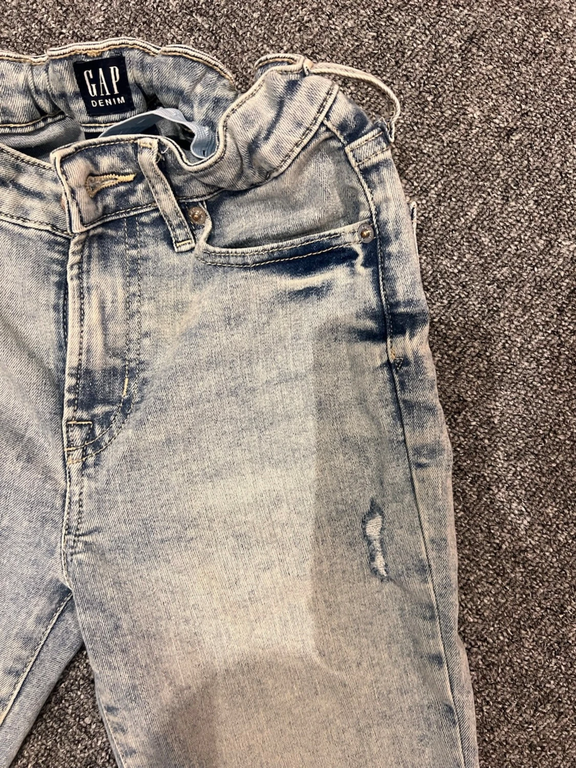 Ljusblå bootcut jeans från GAP - 2