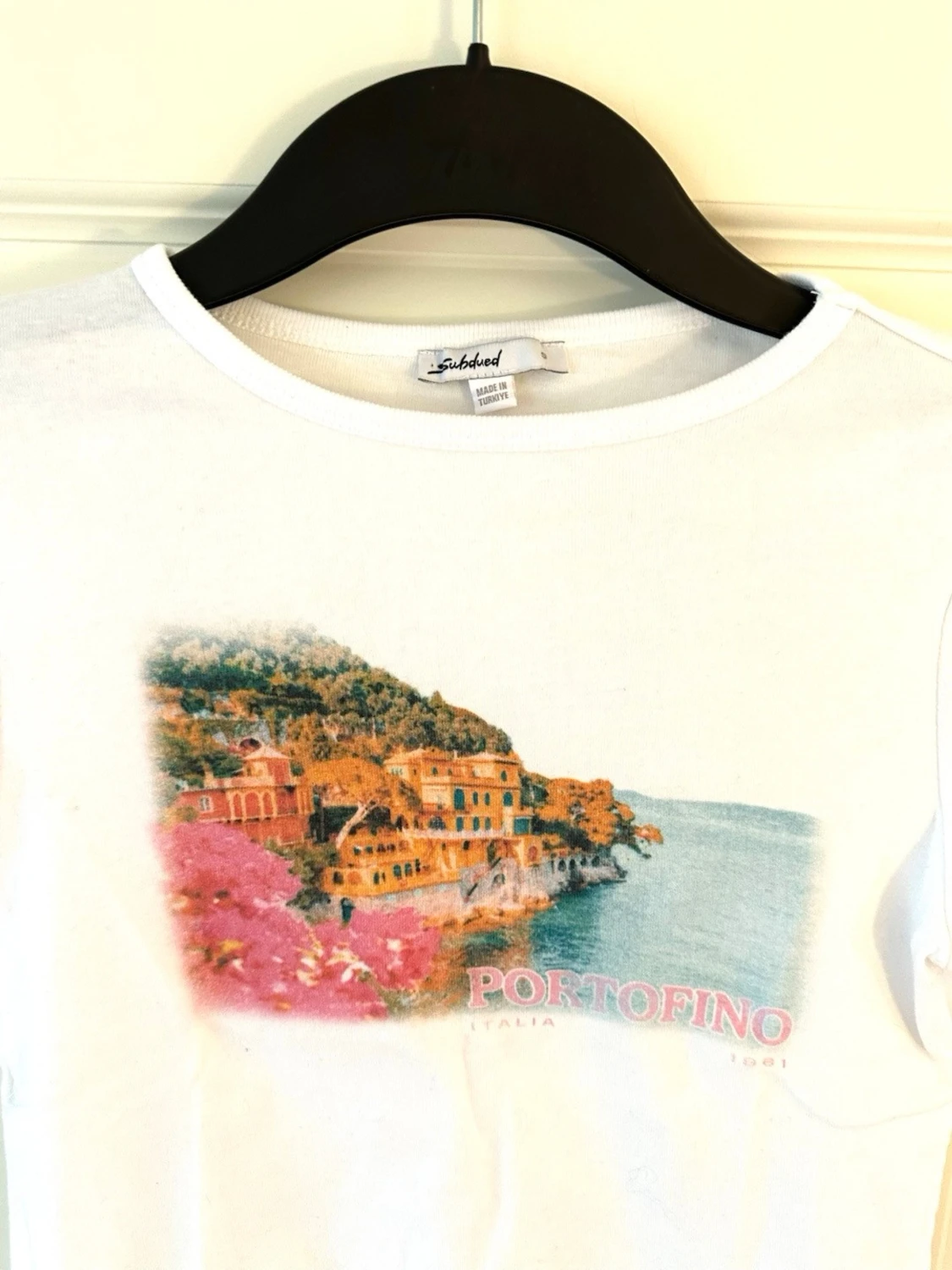 Vit Portofino t-shirt från Subdued - 5