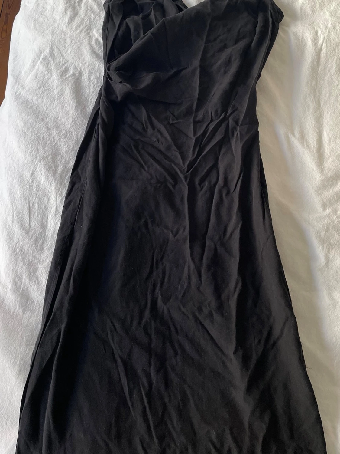 Draperad klänning - 1