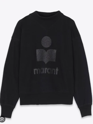 Svart sweatshirt från Isabel Marant - Så fin svart tröja med glittrig text från Isabel marant! Nypris 3400kr använd 1 gång !!🩷🩷