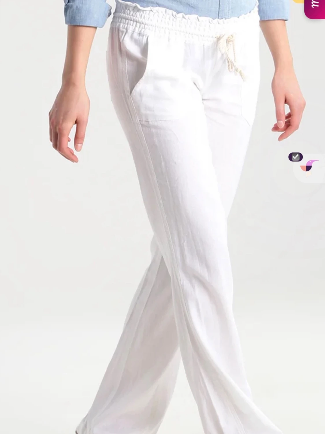 Oanvända linnebyxor från Roxy