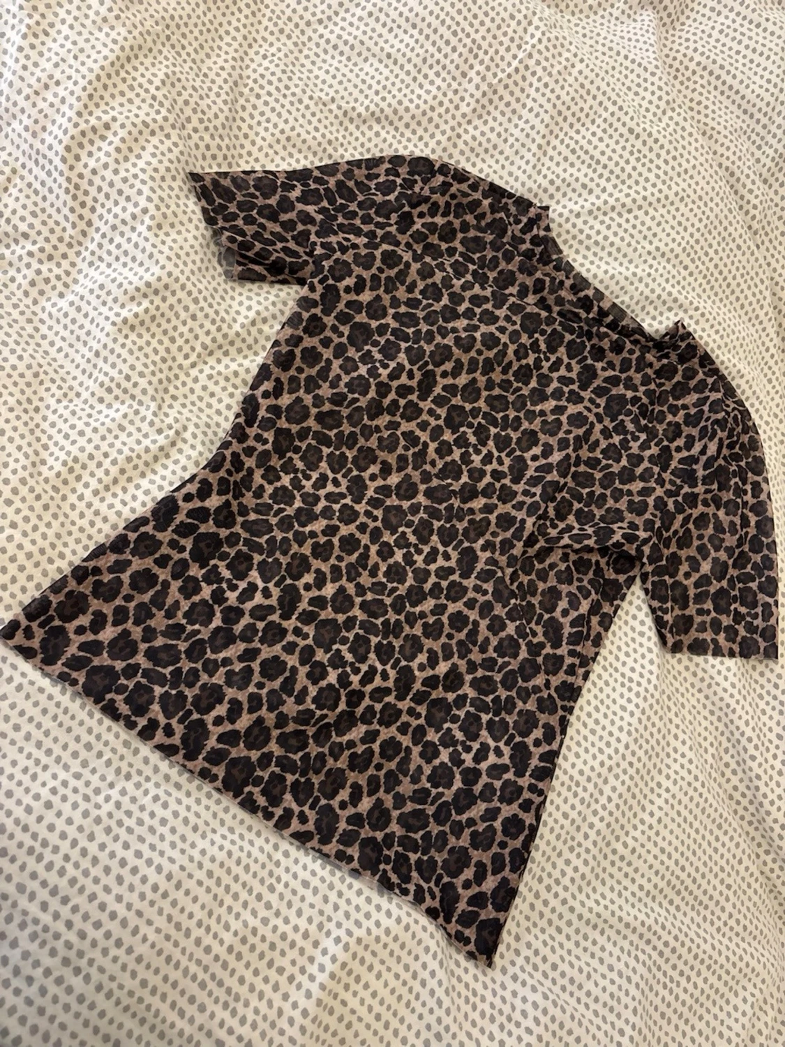 Leopardmönstrad tight topp - 2