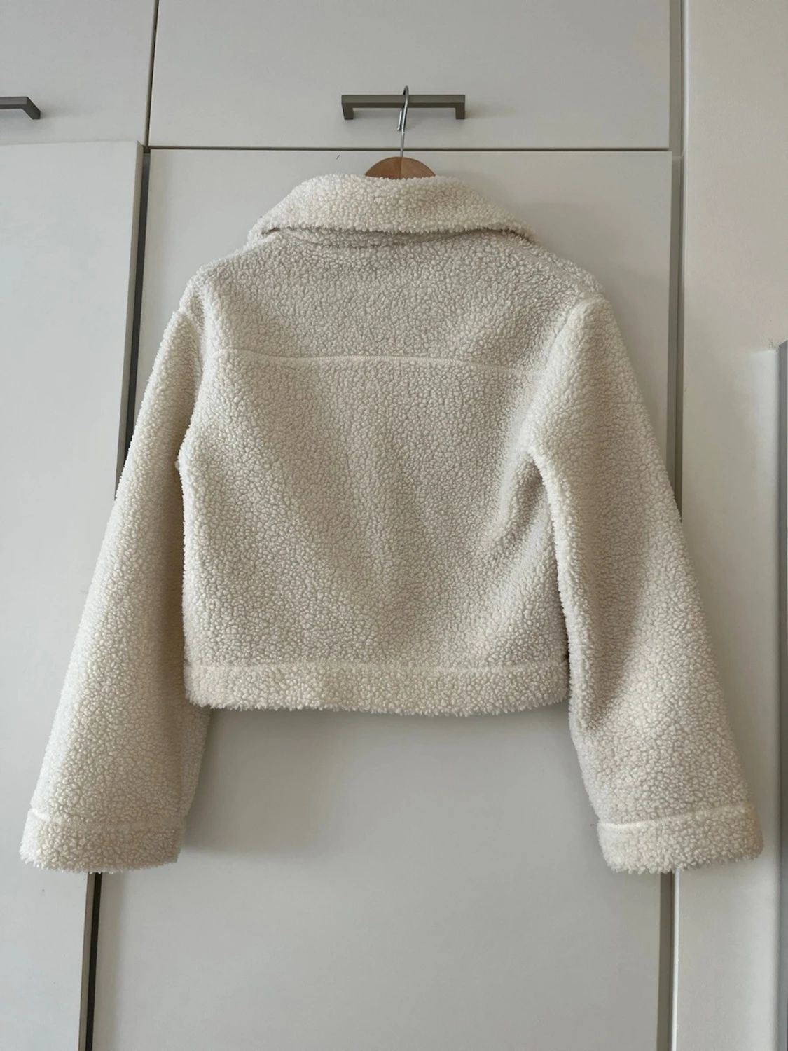 Vit teddyjacka  - 1