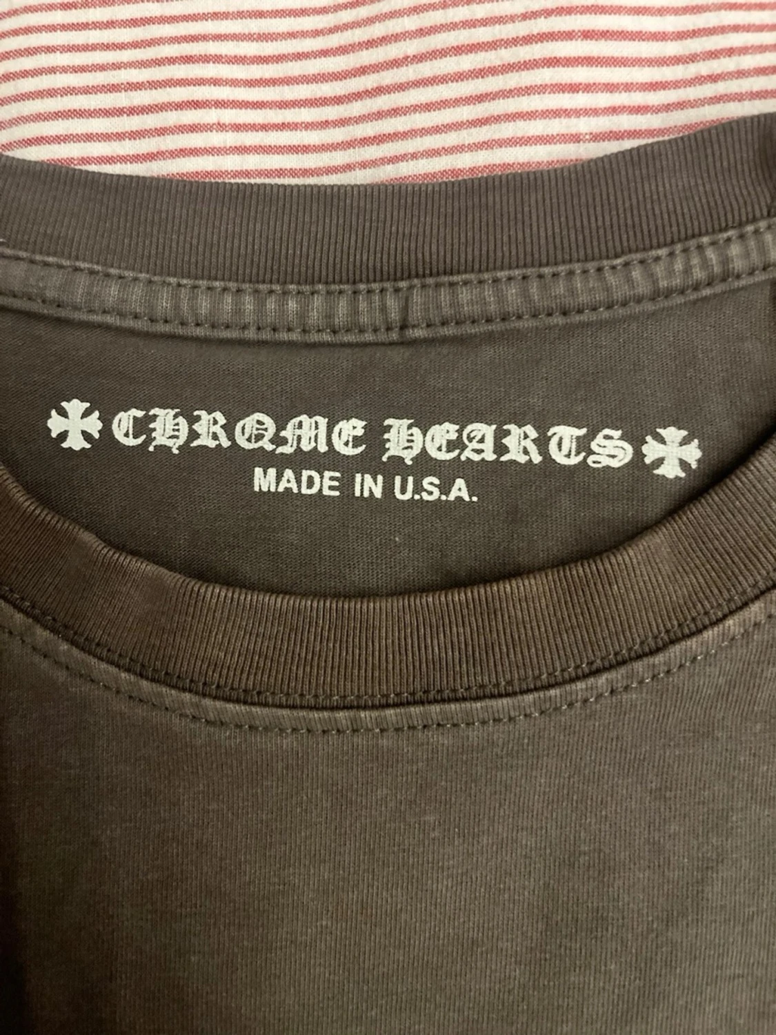 Grå långärmad topp från Chrome Hearts - 3