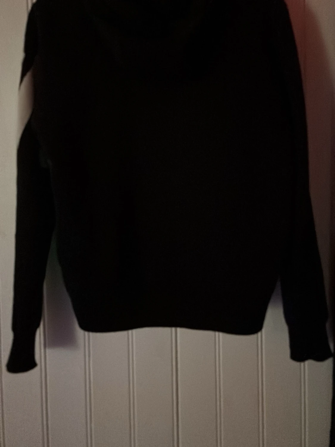 Svart Moncler jacka med stickade ärmar - 5