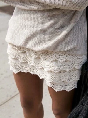 Fina spetsshorts - Väldigt fina trendiga Spetsshorts