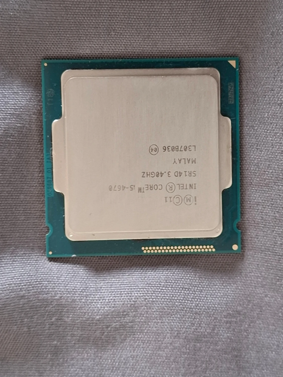 Intel Core i5-4670 CPU 3.4GHz