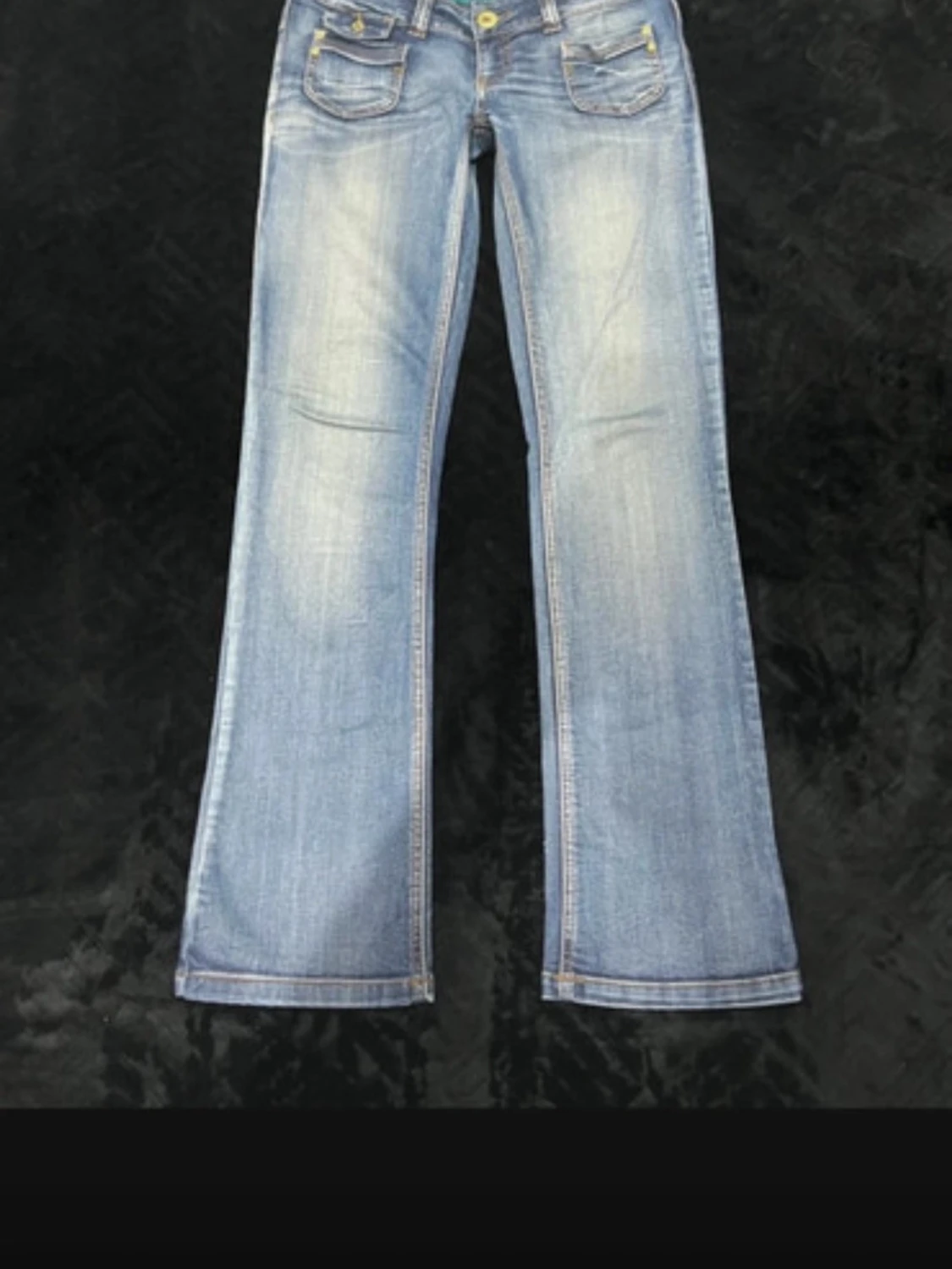 Ljusblå bootcut jeans  - 1
