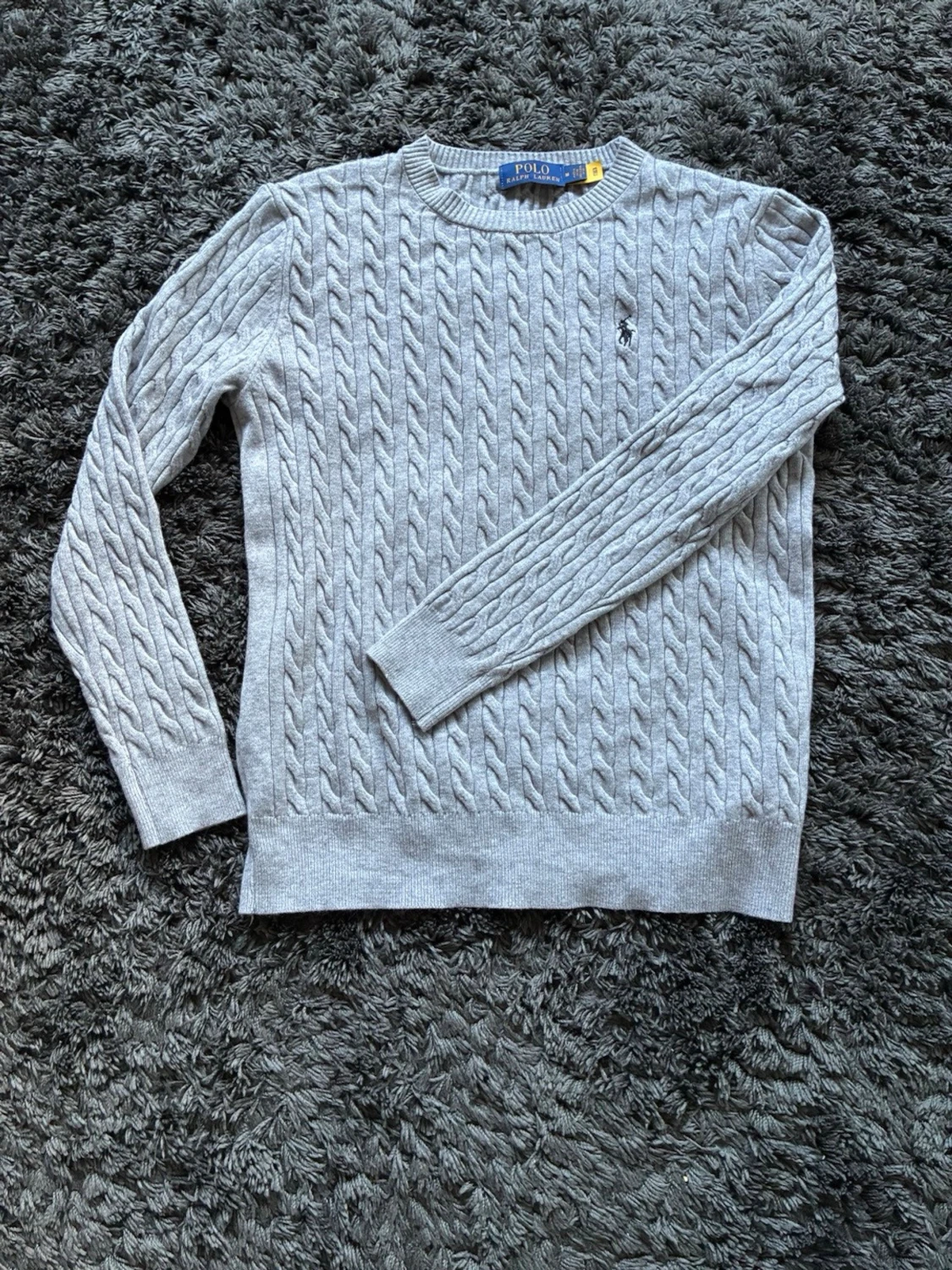 Kabelstickad tröja Rl inspiration  - 1
