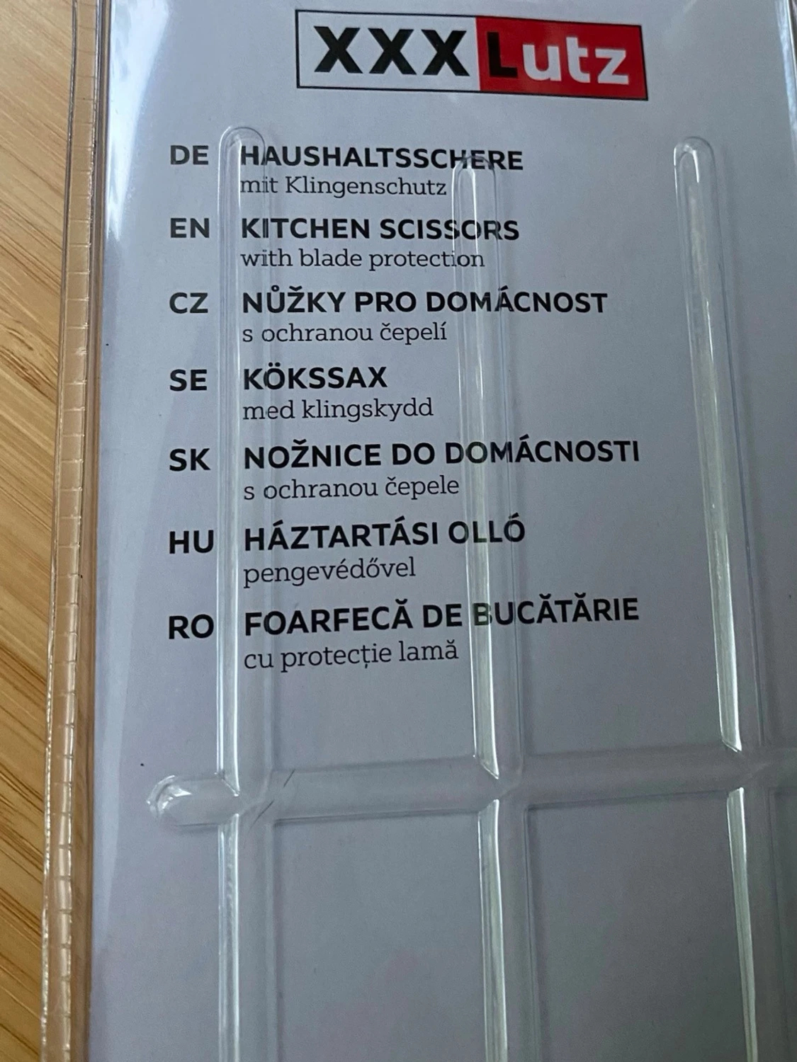 Röda hushållssaxar från XXX Lutz - 4