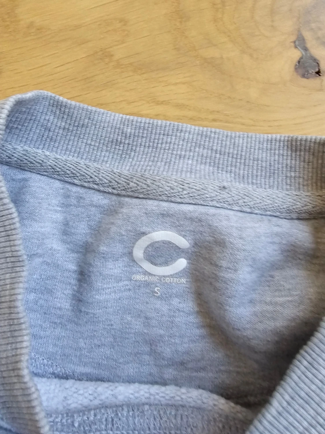 Ljusgrå basic sweatshirt - 2