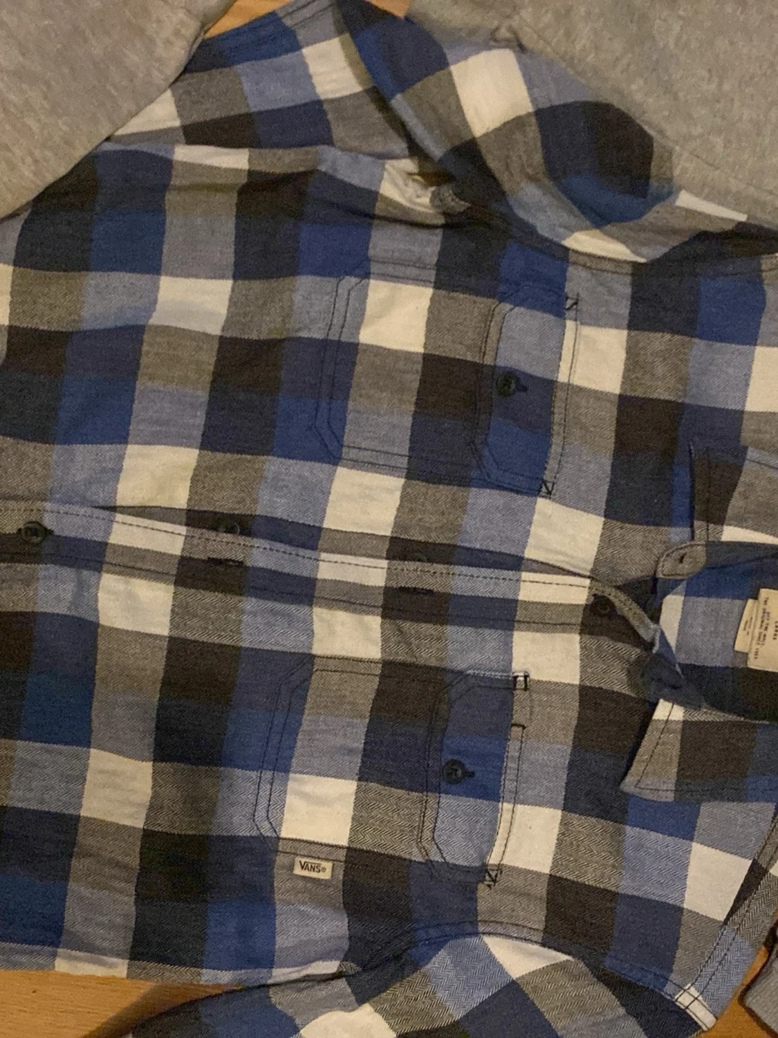 Blårutig skjorta från Vans - 1