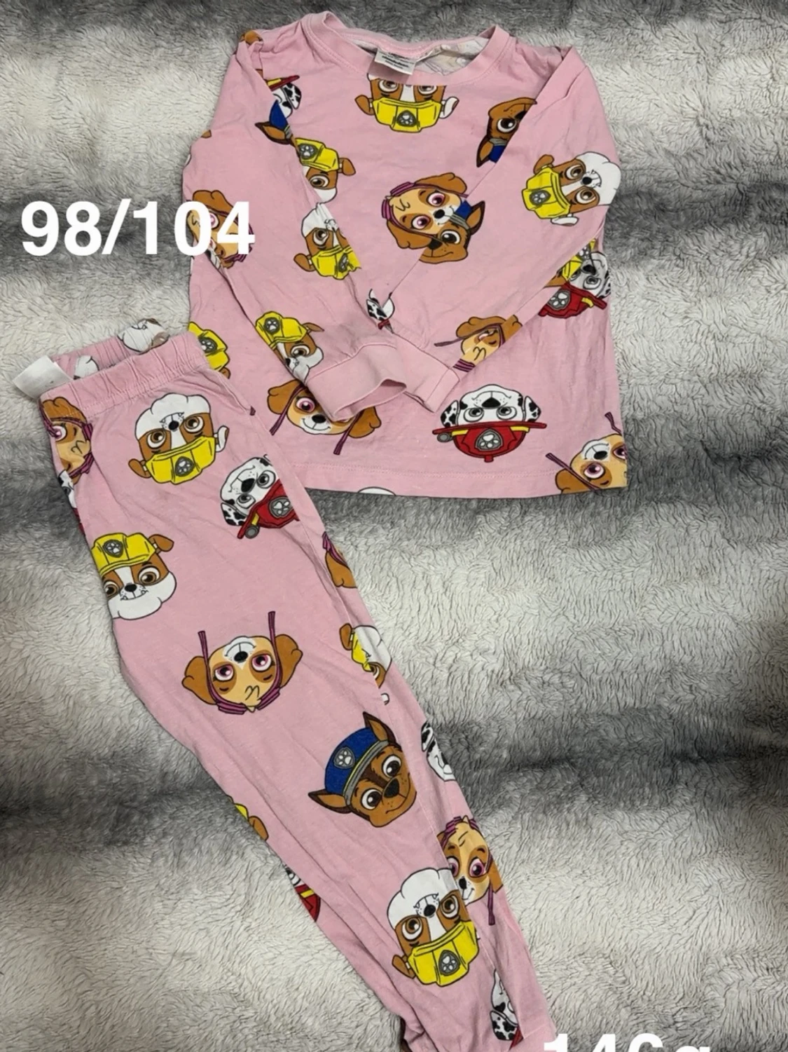 Rosa Paw Patrol pyjamas barn