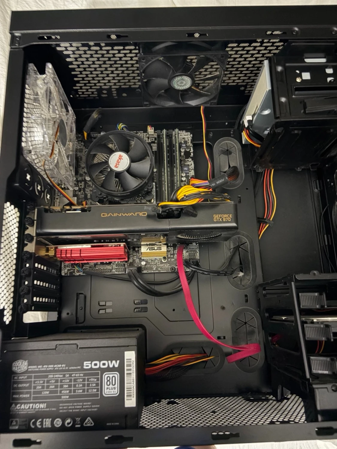 Stationär dator med GTX 970 och 500W PSU