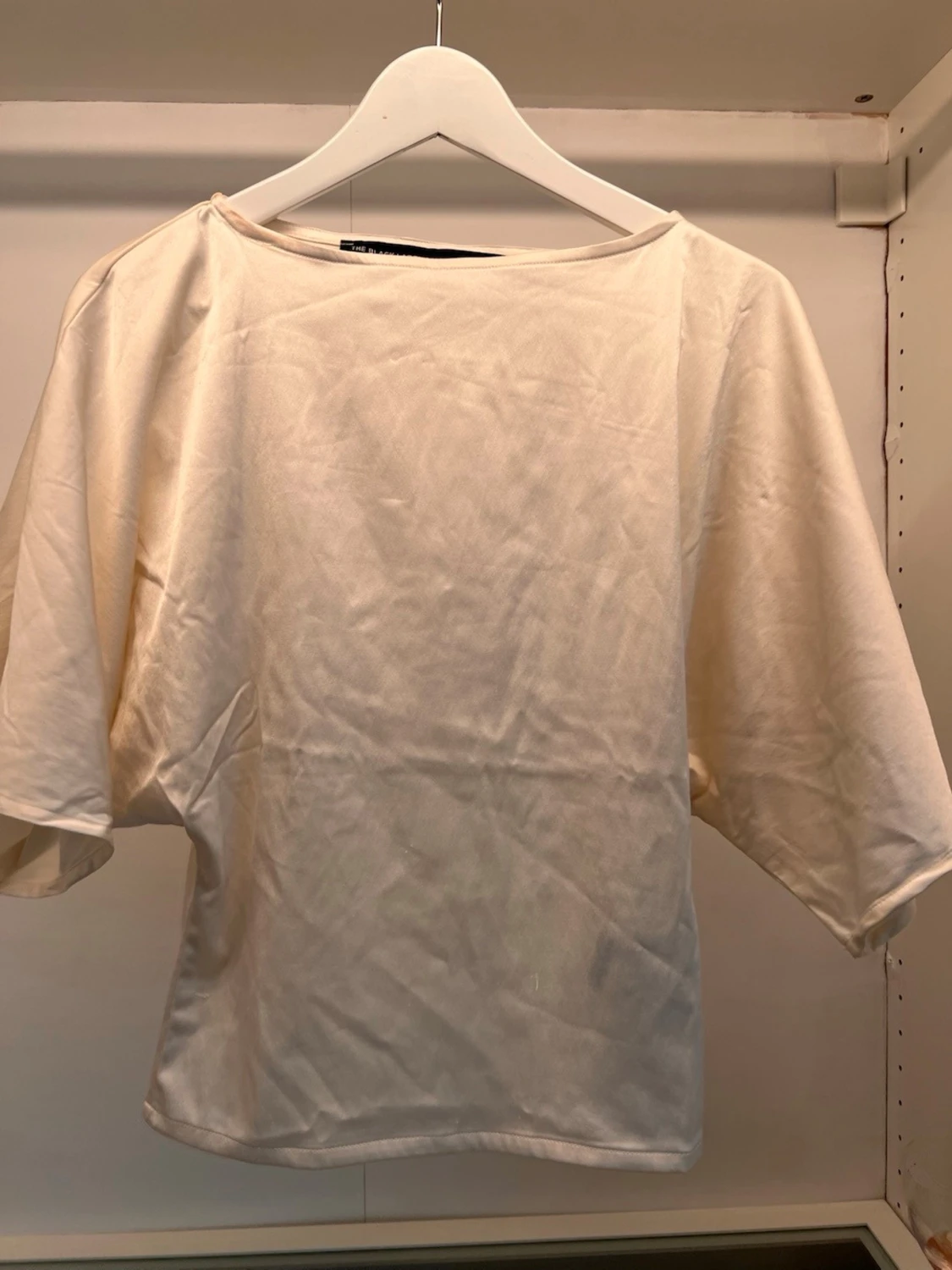 Vit topp med vida ärmar - 1