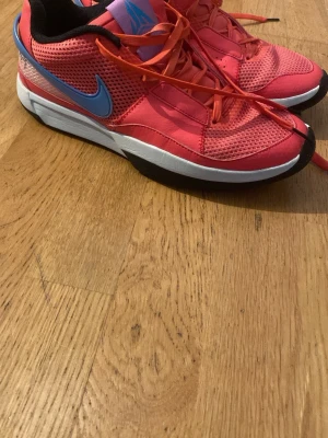 Nike ja 1 - Feta Nike ja 1 i färgen röd. Skorna är i storlek 44 och är knappast använda för att dom blev försmå för mig ganska snabbt. Ingen box medföljer. Pris kan diskuteras!