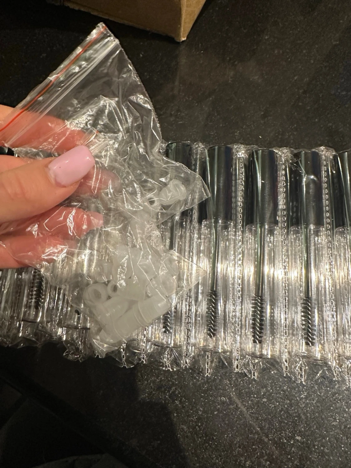 Transparenta tomma mascaratuber 20-pack - 2