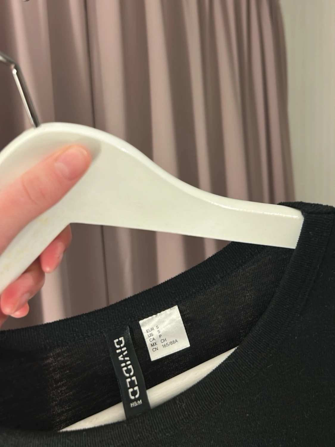 Svart långärmad klänning H&M - 2