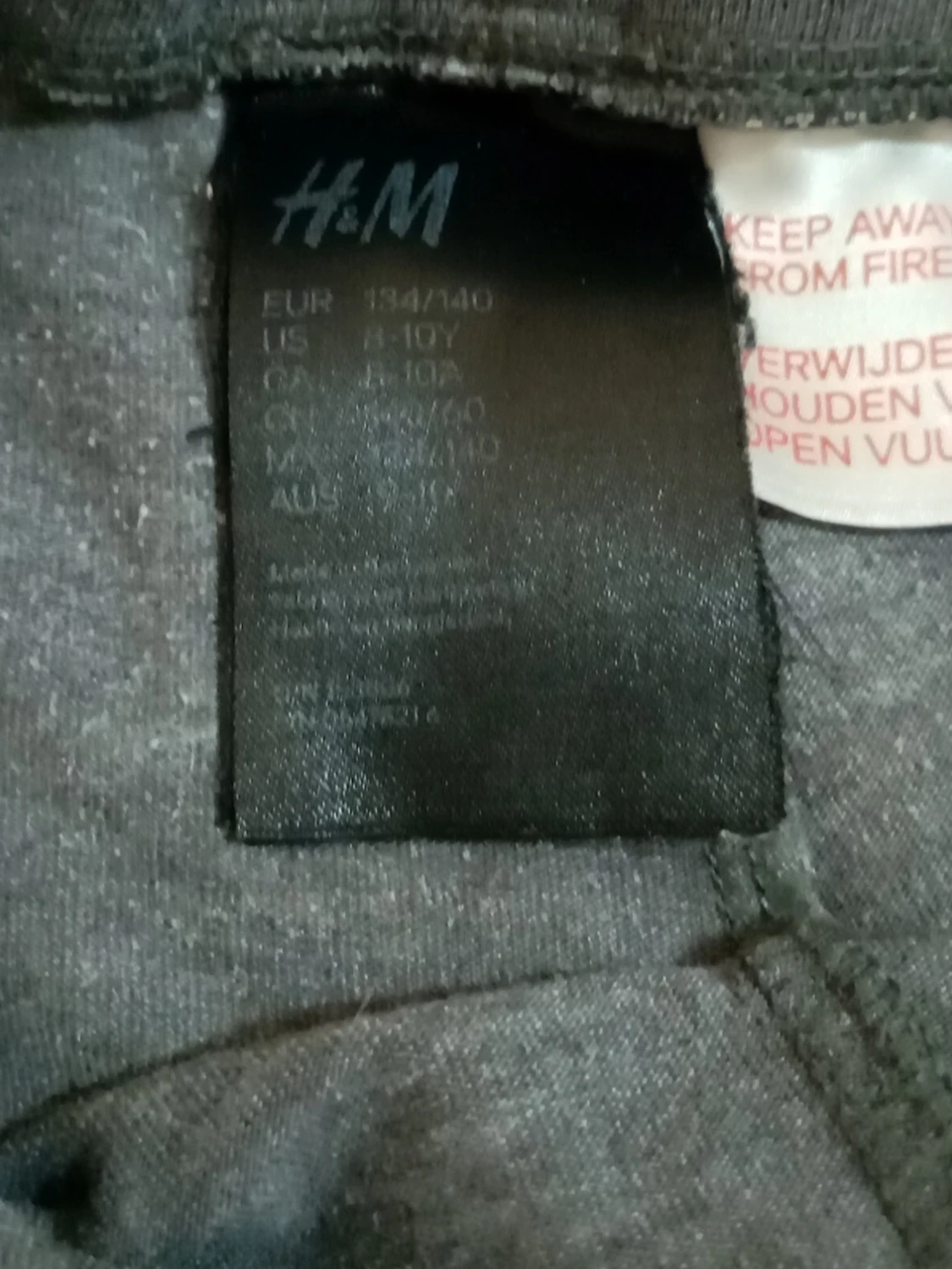 Mörkgrå mjuka loungebyxor H&M - 1