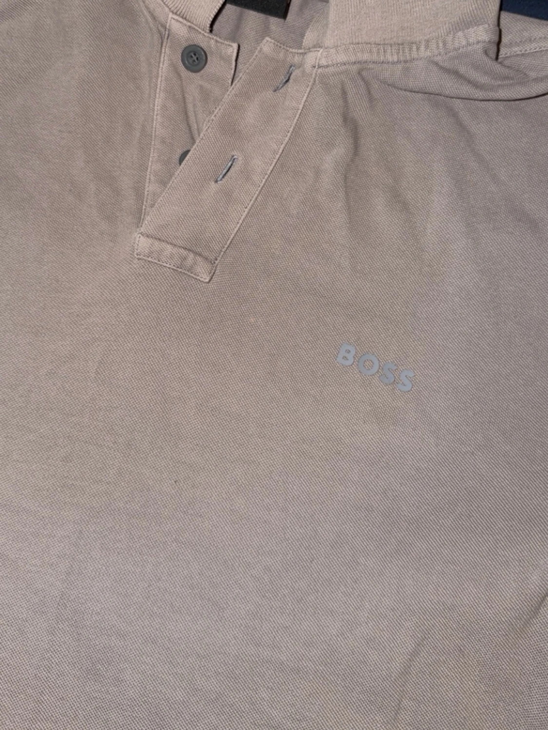 Beige kortärmad topp från Boss - 2
